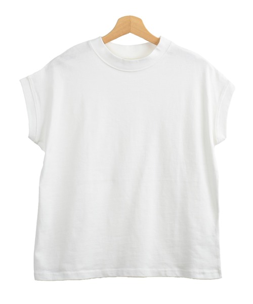 Felt-Maglietta(フェルトマリエッタ)の「ヘビーウエイト袖リブTシャツ(Tシャツ/カットソー・レディース・オフホワイト/ブラック系その他・MEDIUM/LARGE)」の11枚目の写真