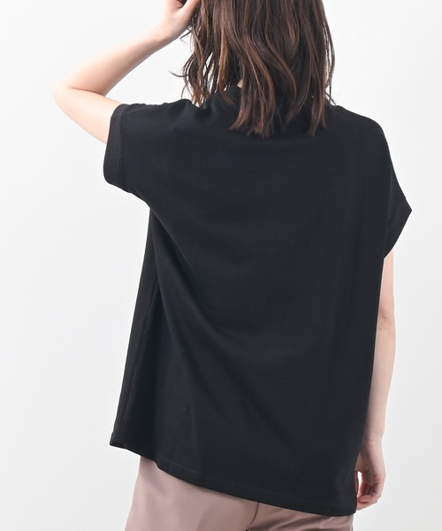 Felt-Maglietta(フェルトマリエッタ)の「ヘビーウエイト袖リブTシャツ(Tシャツ/カットソー・レディース・オフホワイト/ブラック系その他・MEDIUM/LARGE)」の9枚目の写真