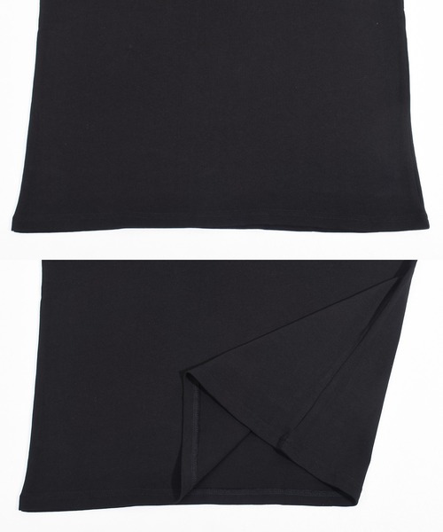 Felt-Maglietta(フェルトマリエッタ)の「ヘビーウエイト袖リブTシャツ(Tシャツ/カットソー・レディース・オフホワイト/ブラック系その他・MEDIUM/LARGE)」の4枚目の写真