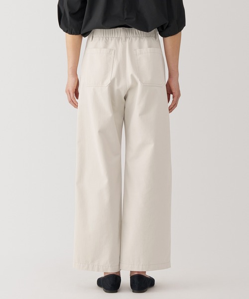 無印良品（ムジルシリョウヒン）の「婦人　洗いざらし　ヘリンボーンベイカーパンツ（その他パンツ・レディース・ブルー/アイボリー/カーキ系・S/M/L/XL）」の6枚目の写真