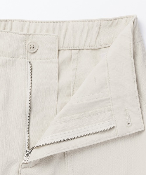 無印良品（ムジルシリョウヒン）の「婦人　洗いざらし　ヘリンボーンベイカーパンツ（その他パンツ・レディース・ブルー/アイボリー/カーキ系・S/M/L/XL）」の9枚目の写真