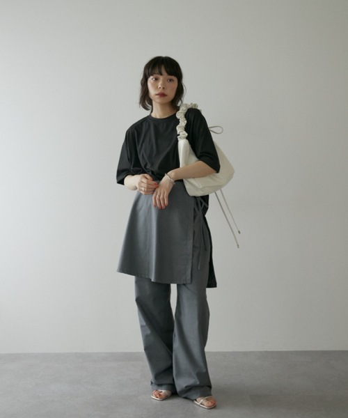 DRWCYS（ドロシーズ）の「レイヤードパンツ（その他パンツ・レディース・ブラック/グレー・FREE）」の17枚目の写真