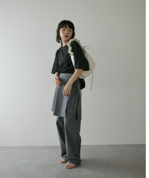 DRWCYS（ドロシーズ）の「レイヤードパンツ（その他パンツ・レディース・ブラック/グレー・FREE）」の18枚目の写真