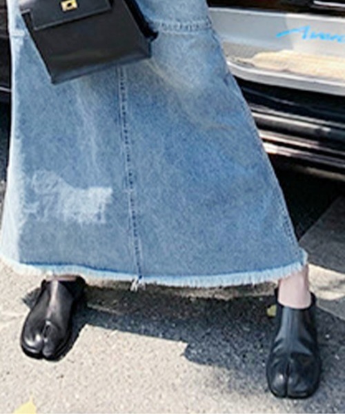 Futier land（フューティアランド）の「2way足袋フラットシューズ（ローファー・レディース・シルバー/ブラック/アイボリー・36/37/38/39/40）」の15枚目の写真