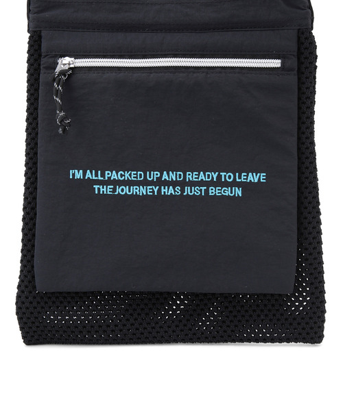 ROPE' PICNIC（ロペピクニック）の「アイスリング保冷ポケット付スクエアメッシュショルダーバッグ（ショルダーバッグ・レディース・ブラック/ホワイト系その他6・FREE）」の8枚目の写真