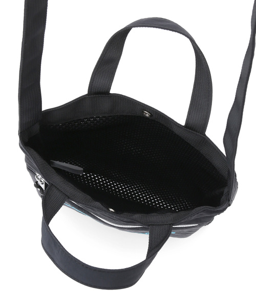 ROPE' PICNIC（ロペピクニック）の「アイスリング保冷ポケット付スクエアメッシュショルダーバッグ（ショルダーバッグ・レディース・ブラック/ホワイト系その他6・FREE）」の3枚目の写真