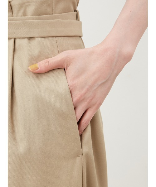 Mila Owen（ミラオーウェン）の「ベルト付き後ろゴムペーパーバックパンツ（その他パンツ・レディース・ベージュ/ブラック/ブラウン/チェック・1/00/0）」の12枚目の写真