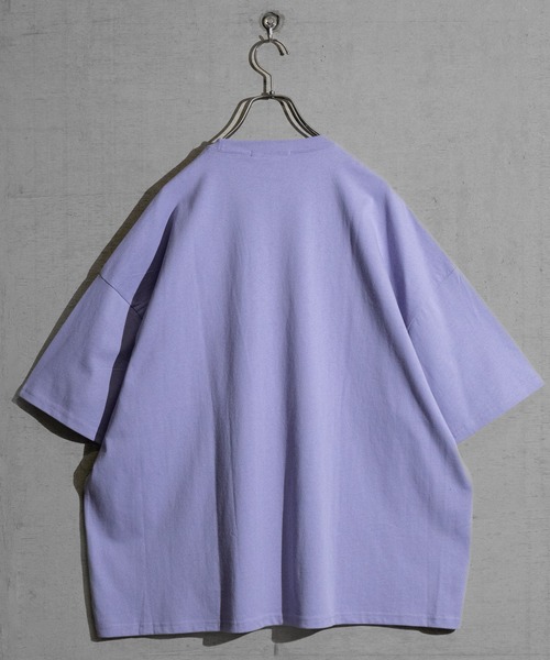 JOHN'S CLOSET（ジョンズクローゼット）の「【40I】 USAコットン 配色切替 ビッグシルエット 半袖Tシャツ（Tシャツ/カットソー・メンズ・ブラック系1/ブラック系3/ベージュ系2/グリーン系2/パープル系1/ブラック系2/ベージュ系1/グリーン系1/グリーン系3/パープル系2/ブラウン系1/ブラウン系2・LARGE/X-LARGE/MEDIUM）」の20枚目の写真