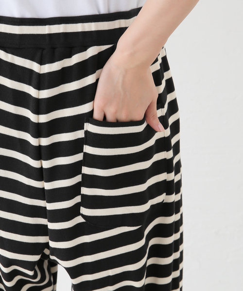 【jornal standard luxe】リブボーダームジPT リブボーダームジ パンツ（Tシャツ/カットソー）｜JOURNAL