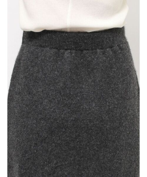 Ungrid（アングリッド）の「ニットミニスカート（スカート・レディース・ライトグレー/チャコールグレー・FREE）」の8枚目の写真