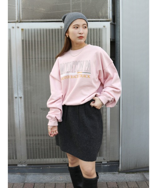 Ungrid（アングリッド）の「ニットミニスカート（スカート・レディース・ライトグレー/チャコールグレー・FREE）」の3枚目の写真