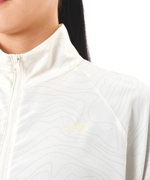 セール】グラフィックプリントストレッチウーブンジャケット（ナイロン