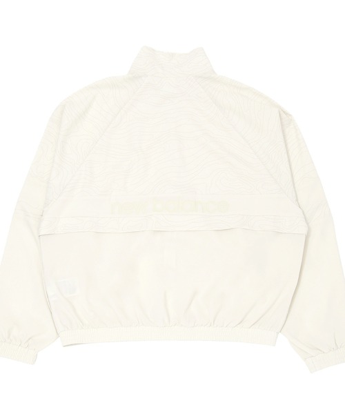 NEW BALANCE（ニューバランス）の「グラフィックプリントストレッチウーブンジャケット（ナイロンジャケット・レディース・アイボリー/ネイビー/ブラック・LARGE/MEDIUM/X-LARGE/SMALL）」の18枚目の写真