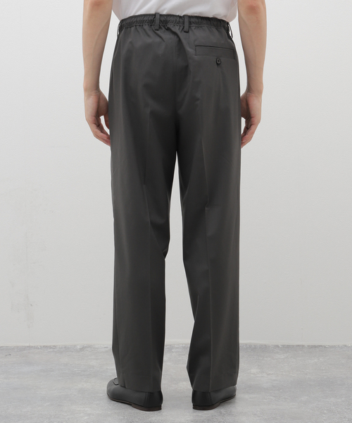 パンツ MARKAWARE Double Pleated Easy Trousers ORGANIC COTTON GABARDINE DOUBLE PLEATED EASY TROUSERS, Light