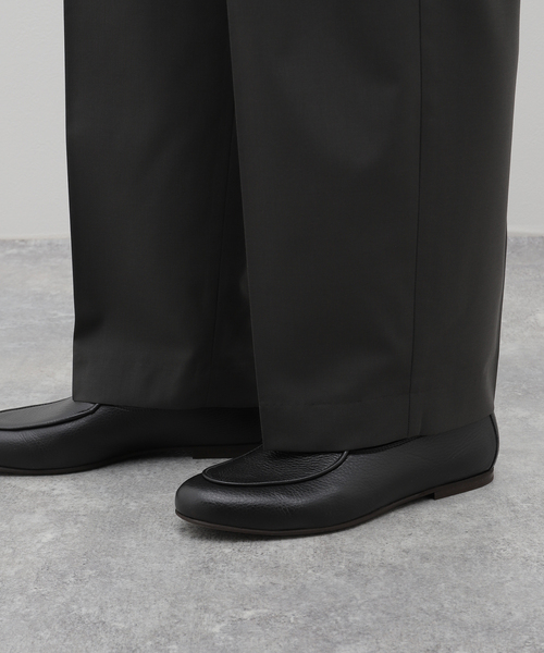 markaware（マーカウェア）の「MARKAWARE (マーカウェア) DOUBLE PLEATED EASY TROUSERS A24C02PT02C（スラックス・メンズ・チャコールグレー/ブラック・2/1）」の14枚目の写真