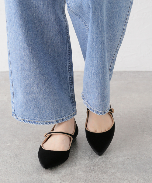 La TOTALITE(ラトータリテ)の「【STATUS/ステイタス】ベロアストラップシューズ(その他シューズ・レディース・ブラック/ネイビー・36/38/37)」の14枚目の写真