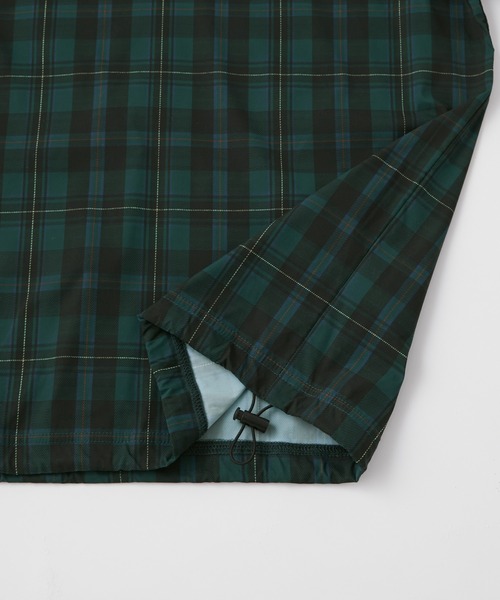 Snap club（スナップクラブ）の「【Snap club】ダブルロゴ刺繍ドロストチェックプルオーバー（スウェット・レディース・グリーン/ブラック系/ブラック・L/M）」の20枚目の写真