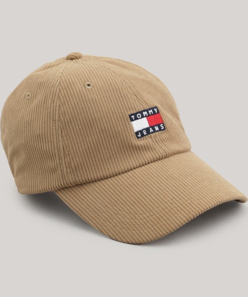 TOMMY HILFIGER（トミーヒルフィガー）の「コーデュロイキャップ（キャップ・メンズ・ブラック/マルチ・FREE）」の2枚目の写真