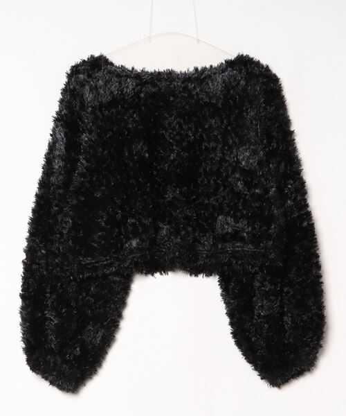 paravion(パラビオン)の「ボアプルオーバー(スウェット・レディース・ブラック/ベージュ・FREE)」の5枚目の写真