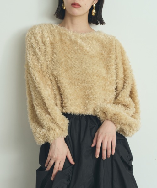 paravion(パラビオン)の「ボアプルオーバー(スウェット・レディース・ブラック/ベージュ・FREE)」の21枚目の写真