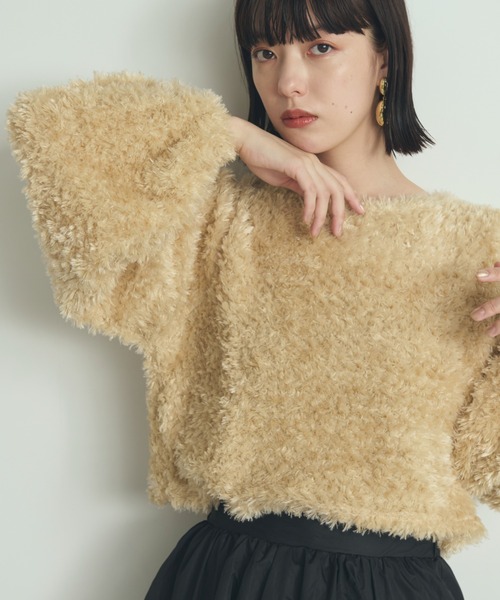 paravion(パラビオン)の「ボアプルオーバー(スウェット・レディース・ブラック/ベージュ・FREE)」の20枚目の写真