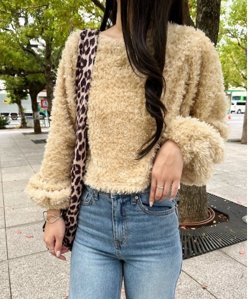 paravion(パラビオン)の「ボアプルオーバー(スウェット・レディース・ブラック/ベージュ・FREE)」の17枚目の写真