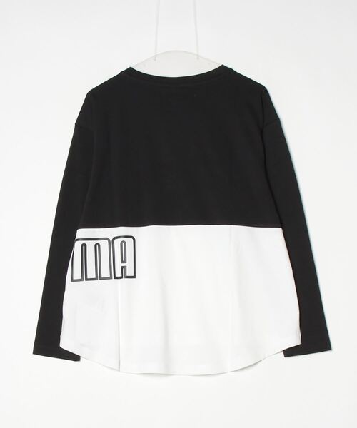 PUMA(プーマ)の「プーマ PUMA PUMA POWER MX LS Tシャツ_(Tシャツ/カットソー・レディース・ホワイト/ブラック×ホワイト・S/M/L/XL)」の3枚目の写真