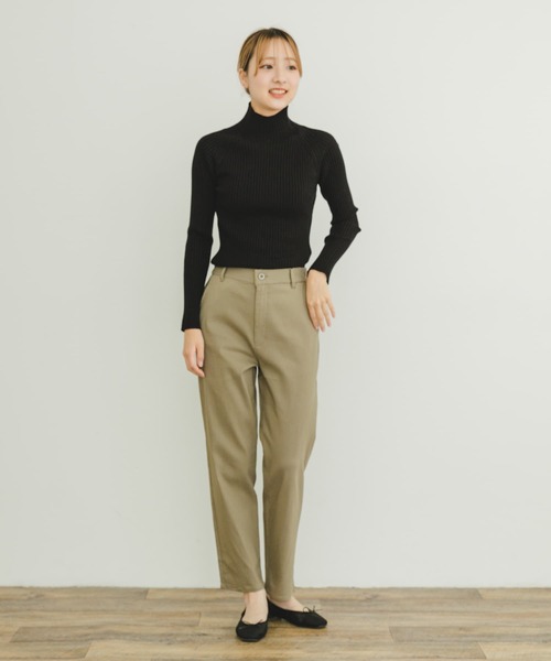 ITEMS URBANRESEARCH（アイテムズ アーバンリサーチ）の「ストレッチイージーパンツ（その他パンツ・レディース・ブラック/モカ/チャコールグレー・FREE）」の12枚目の写真