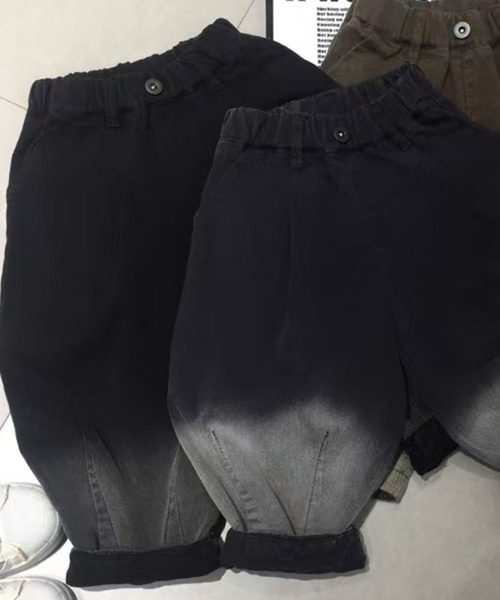 aimoha（アイモハ）の「【aimoha-KIDS-】グラデーションデニム（デニムパンツ・キッズ・グレー/ブラック/ベージュ・90/100/110/120/130）」の2枚目の写真