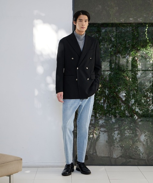 GLOBAL WORK（グローバルワーク）の「Wブレストブレザー/Salon de GW/131329（テーラードジャケット・メンズ・ネイビー/ブラック/ブラウン/ネイビー系9・LARGE/MEDIUM/X-LARGE/SMALL）」の19枚目の写真