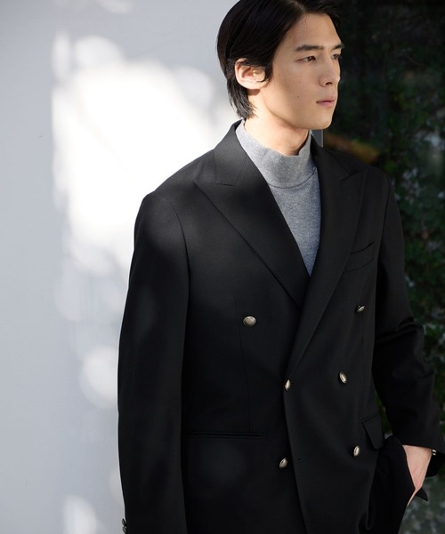 GLOBAL WORK（グローバルワーク）の「Wブレストブレザー/Salon de GW/131329（テーラードジャケット・メンズ・ネイビー/ブラック/ブラウン/ネイビー系9・LARGE/MEDIUM/X-LARGE/SMALL）」の14枚目の写真