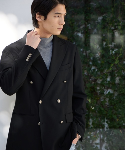 GLOBAL WORK（グローバルワーク）の「Wブレストブレザー/Salon de GW/131329（テーラードジャケット・メンズ・ネイビー/ブラック/ブラウン/ネイビー系9・LARGE/MEDIUM/X-LARGE/SMALL）」の13枚目の写真