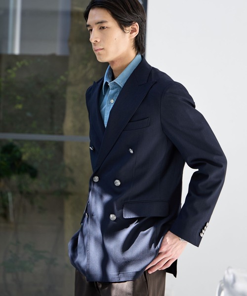 R*L様 sulvam 黒 ダブルブレスト ブレザー R*L様 sulvam 黒 ダブルブレスト ブレザー