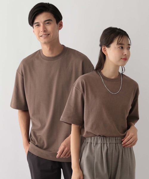 GLOBAL WORK Smile Seed Store（グローバルワーク スマイルシードストア）の「多機能Tシャツ半袖/144096（Tシャツ/カットソー・メンズ・ベージュ/ピンクベージュ/チャコール/ライトグレー/オフホワイト/ブルー系その他/ブラック/ブラウン・MEDIUM/LARGE/SMALL/X-LARGE）」の5枚目の写真