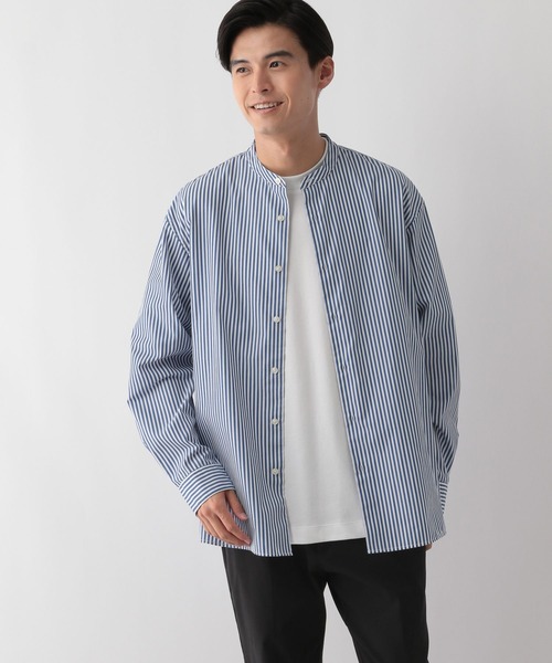GLOBAL WORK Smile Seed Store（グローバルワーク スマイルシードストア）の「多機能Tシャツ半袖/144096（Tシャツ/カットソー・メンズ・ベージュ/ピンクベージュ/チャコール/ライトグレー/オフホワイト/ブルー系その他/ブラック/ブラウン・MEDIUM/LARGE/SMALL/X-LARGE）」の13枚目の写真