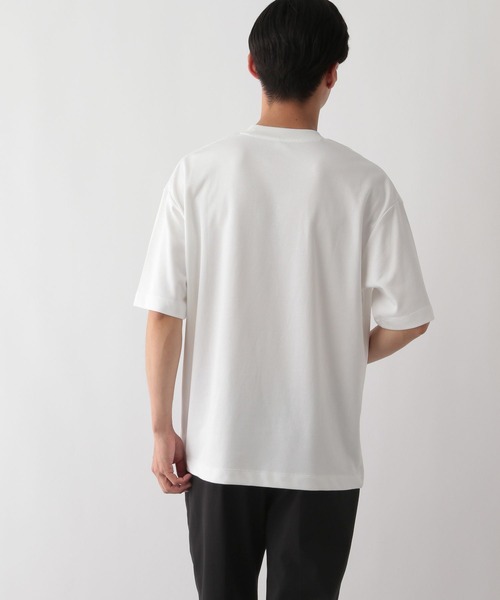 GLOBAL WORK Smile Seed Store（グローバルワーク スマイルシードストア）の「多機能Tシャツ半袖/144096（Tシャツ/カットソー・メンズ・ベージュ/ピンクベージュ/チャコール/ライトグレー/オフホワイト/ブルー系その他/ブラック/ブラウン・MEDIUM/LARGE/SMALL/X-LARGE）」の16枚目の写真