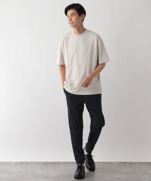 GLOBAL WORK Smile Seed Store（グローバルワーク スマイルシードストア）の「多機能Tシャツ半袖/144096（Tシャツ/カットソー・メンズ・ベージュ/ピンクベージュ/チャコール/ライトグレー/オフホワイト/ブルー系その他/ブラック/ブラウン・MEDIUM/LARGE/SMALL/X-LARGE）」の19枚目の写真