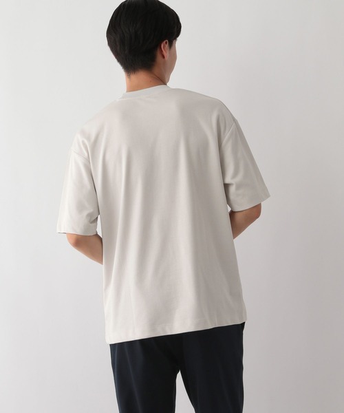 GLOBAL WORK Smile Seed Store（グローバルワーク スマイルシードストア）の「多機能Tシャツ半袖/144096（Tシャツ/カットソー・メンズ・ベージュ/ピンクベージュ/チャコール/ライトグレー/オフホワイト/ブルー系その他/ブラック/ブラウン・MEDIUM/LARGE/SMALL/X-LARGE）」の21枚目の写真