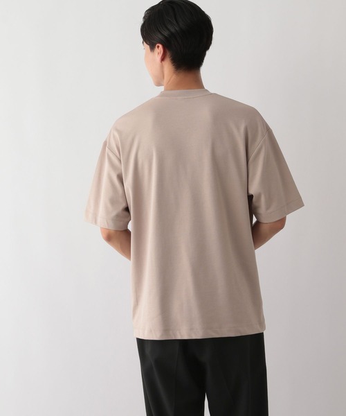 GLOBAL WORK Smile Seed Store（グローバルワーク スマイルシードストア）の「多機能Tシャツ半袖/144096（Tシャツ/カットソー・メンズ・ベージュ/ピンクベージュ/チャコール/ライトグレー/オフホワイト/ブルー系その他/ブラック/ブラウン・MEDIUM/LARGE/SMALL/X-LARGE）」の11枚目の写真