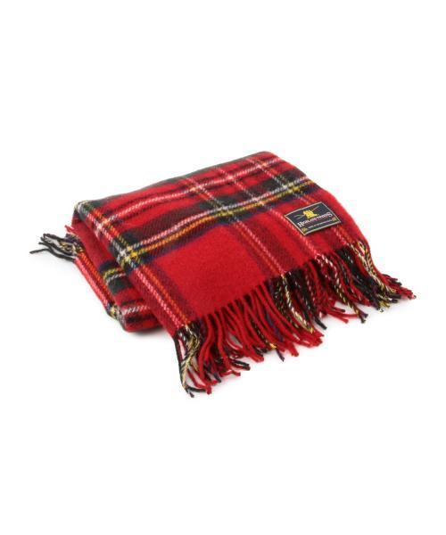 BEAMS BOY（ビームスボーイ）の「HIGHLAND TWEEDS / キルトピンショール 15（マフラー・レディース・レッド/ブルー/ネイビー・ONE SIZE）」の3枚目の写真