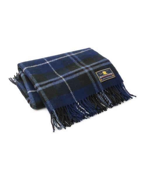 BEAMS BOY（ビームスボーイ）の「HIGHLAND TWEEDS / キルトピンショール 15（マフラー・レディース・レッド/ブルー/ネイビー・ONE SIZE）」の2枚目の写真