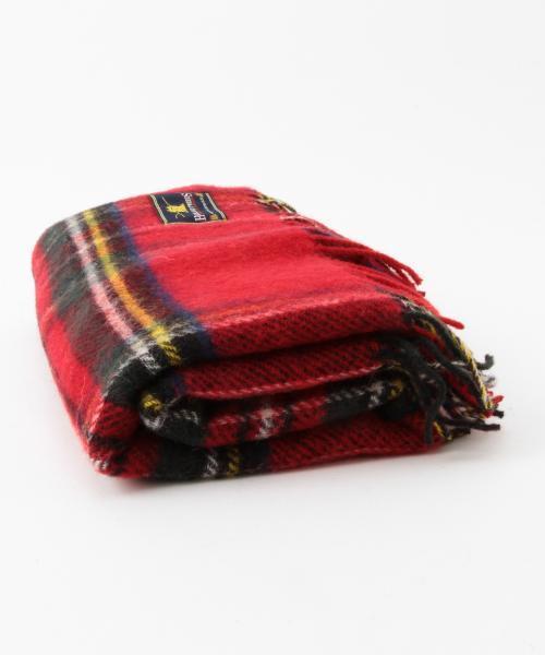 BEAMS BOY（ビームスボーイ）の「HIGHLAND TWEEDS / キルトピンショール 15（マフラー・レディース・レッド/ブルー/ネイビー・ONE SIZE）」の17枚目の写真