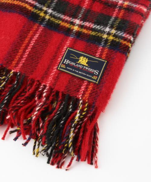 BEAMS BOY（ビームスボーイ）の「HIGHLAND TWEEDS / キルトピンショール 15（マフラー・レディース・レッド/ブルー/ネイビー・ONE SIZE）」の19枚目の写真