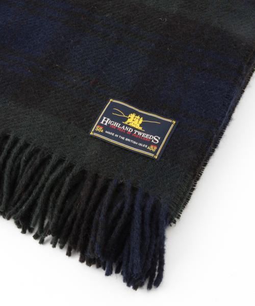 BEAMS BOY（ビームスボーイ）の「HIGHLAND TWEEDS / キルトピンショール 15（マフラー・レディース・レッド/ブルー/ネイビー・ONE SIZE）」の7枚目の写真