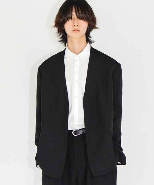 Bshop（ビショップ）の「eunoia | ノーカラージャケット MEN