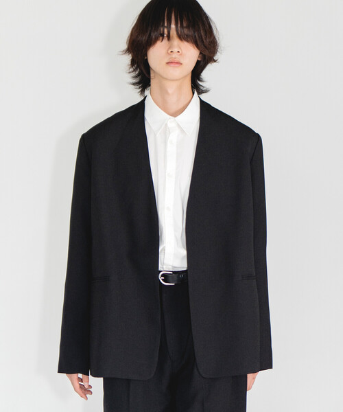 Bshop（ビショップ）の「eunoia | ノーカラージャケット MEN