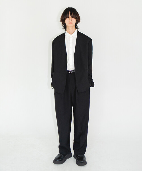 Bshop（ビショップ）の「eunoia | ノーカラージャケット MEN（ノー
