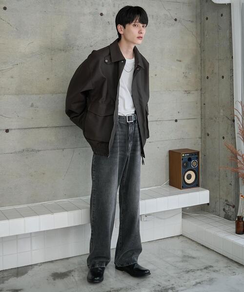 【セール】WEGO/【24年秋冬新作】エコレザー2WAYフライトジャケット（ライダースジャケット）｜WEGO（ウィゴー）