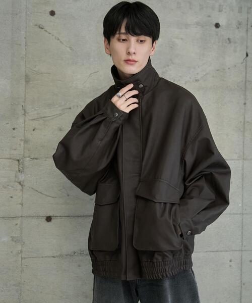 【セール】WEGO/【24年秋冬新作】エコレザー2WAYフライトジャケット（ライダースジャケット）｜WEGO（ウィゴー）
