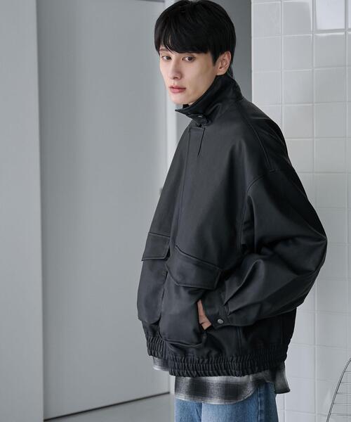 【セール】WEGO/【24年秋冬新作】エコレザー2WAYフライトジャケット（ライダースジャケット）｜WEGO（ウィゴー）